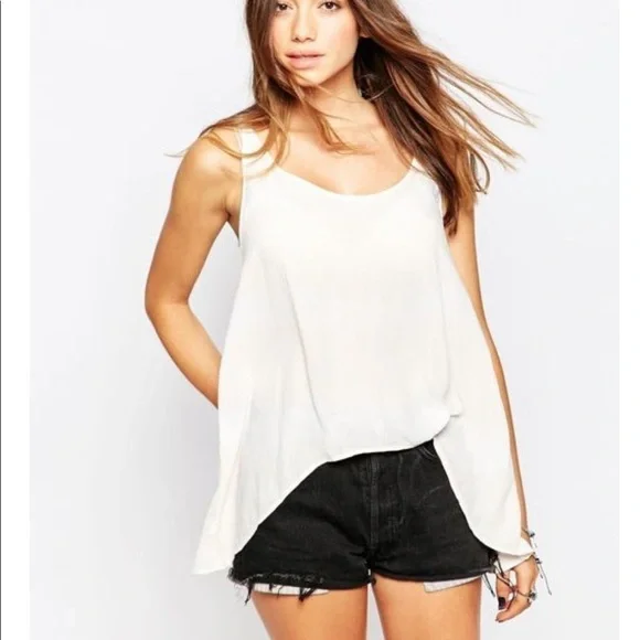 Free People Washed Away Drapy Tank Top Size Small - Picture 14 of 15
